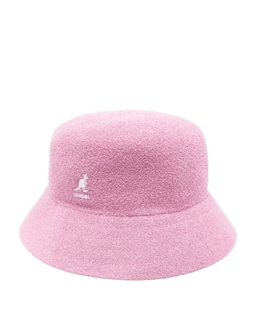 Kangol Pink Bermuda Bucket Hat