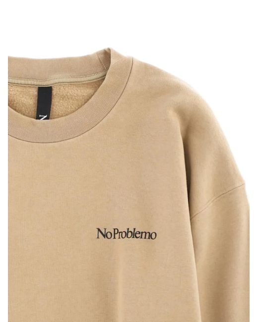 No Problemo Natural Logo Sweatshirt