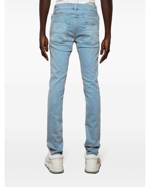Amiri MX1 Jeans mit Mesh-Verzierung in Blue für Herren