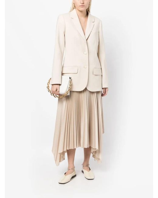Joseph Natural Single-Breasted Tailored Blazer