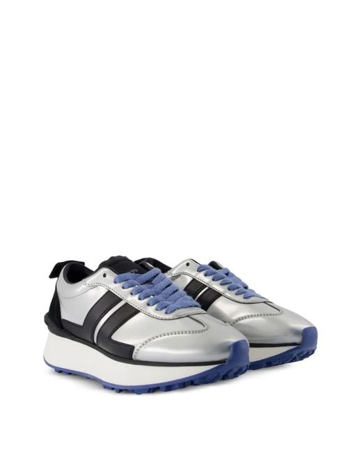 Lanvin Black Bumpr Smooth Sneakers