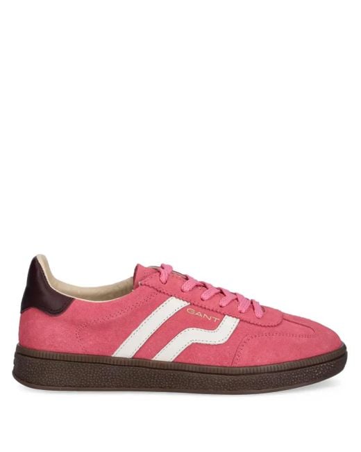 Zapatillas bajas con cordones Gant de color Pink