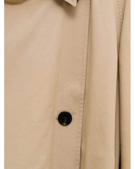 The Row Natural Button Belted Coat