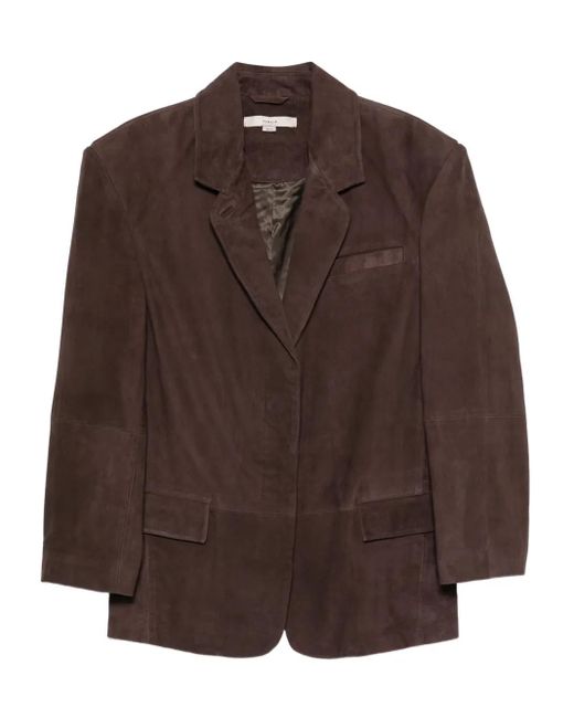 Remain スエード シングルジャケット Brown