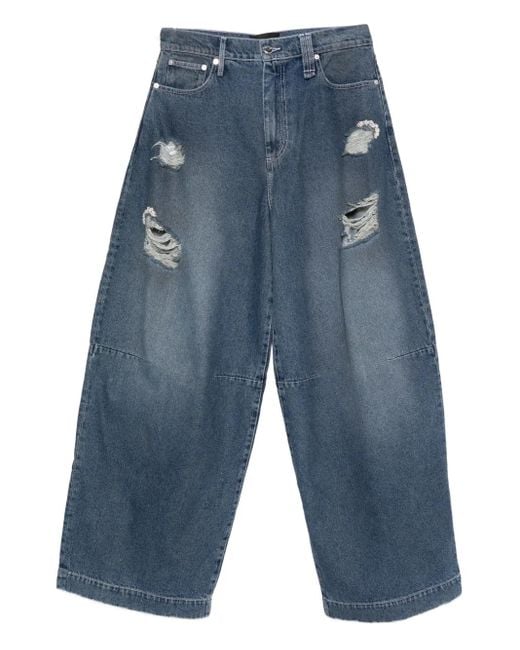 Simone Rocha Blue Five-Pockets Jeans for men