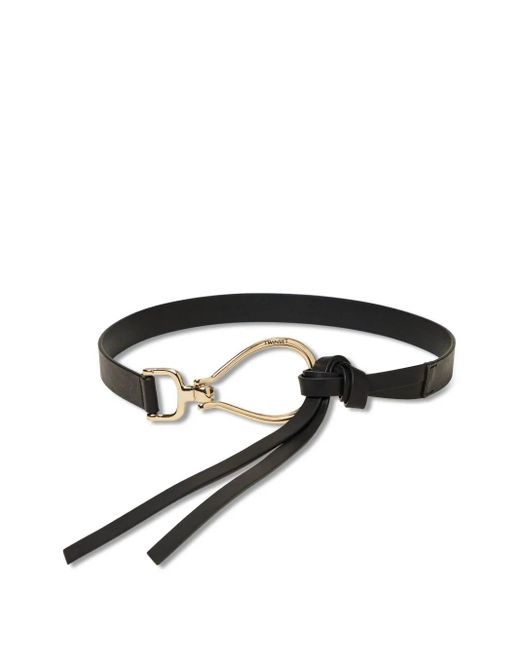 Twinset レザーベルト Black
