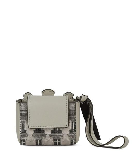 Karl Lagerfeld Gray Maison De Karl Airpods Case