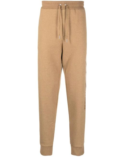 Ralph Lauren Natural Logo-Embroidered Track Pants for men