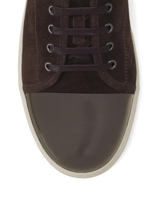 Lanvin White Lace-Up Sneakers for men