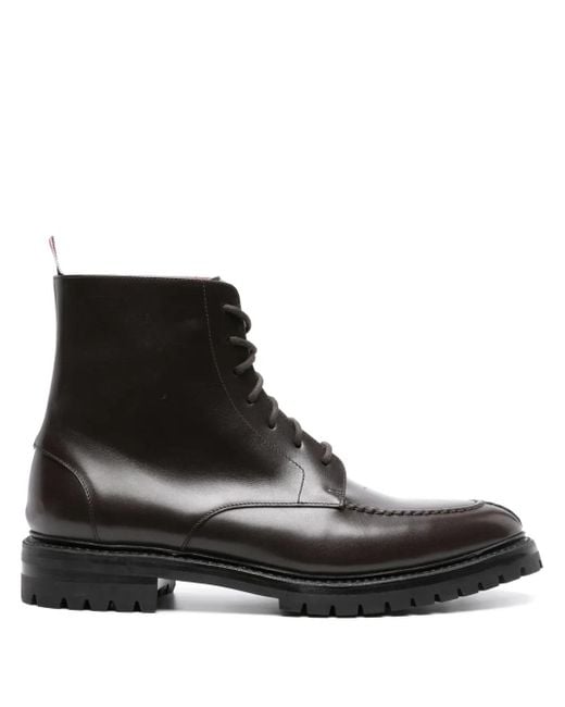 Thom Browne Stiefel Mit Mandelförmiger Kappe in Black für Herren