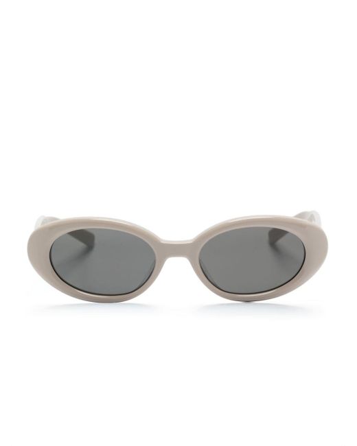 Maison Margiela Gray X Gentle Monster Mm107 Oval-frame Sunglasses