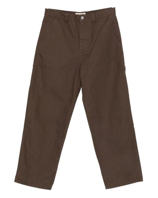 Stussy Brown Hose Mit Logo-Patch