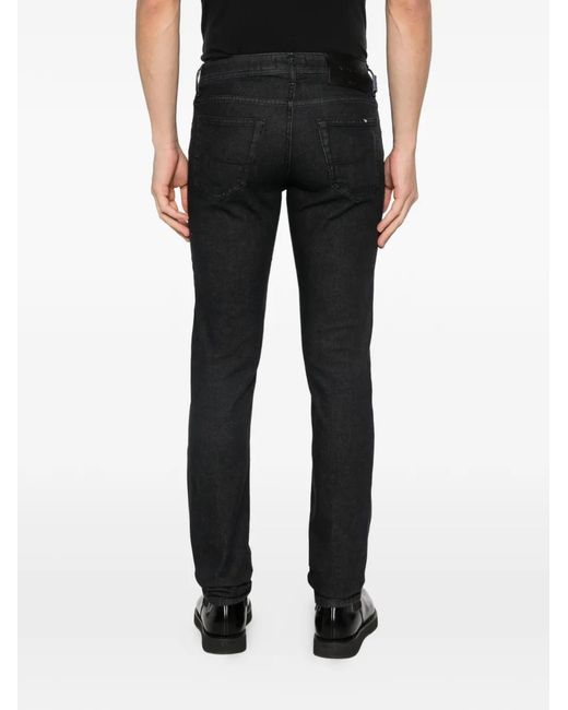 Jacob Cohen Black Nick Slim Jeans for men