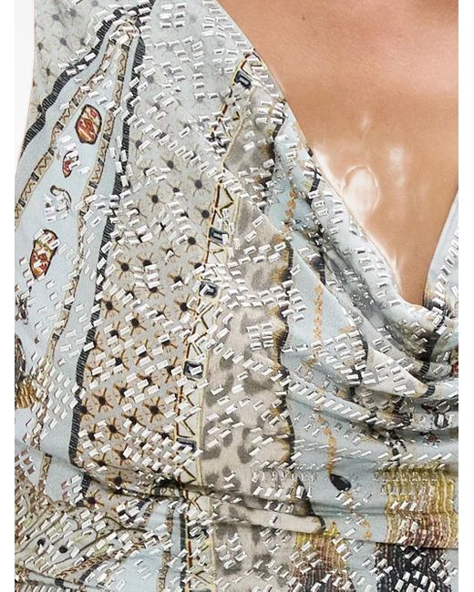 Camilla カウルネック トップ White