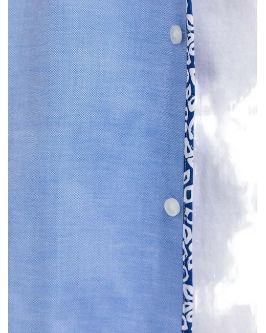 HUGO Blue Button-Up Shirt for men