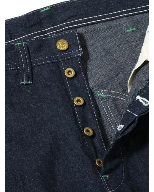 Jean À Patch Logo Sugar Cane Jeans pour homme en coloris Blue