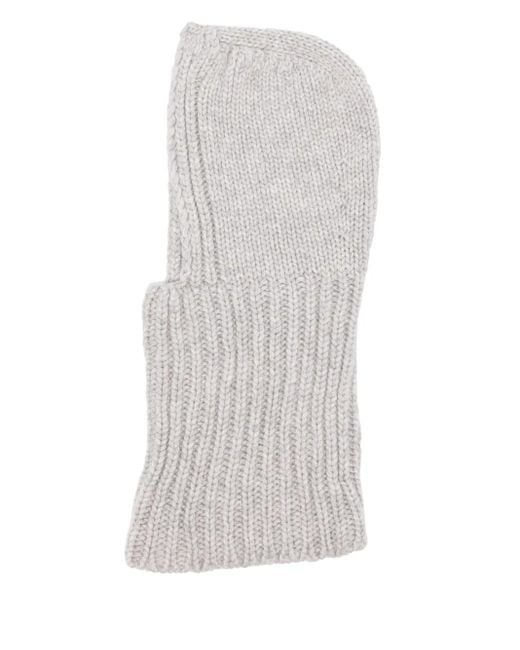 Blanca Vita カシミア バラクラバ White