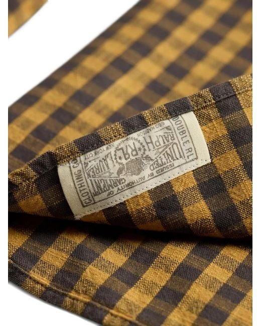 RRL Metallic Check Pocket Shirt for men