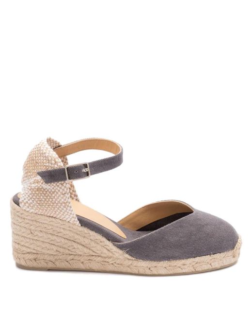Espadrillas Chiarita di Castaner in Gray