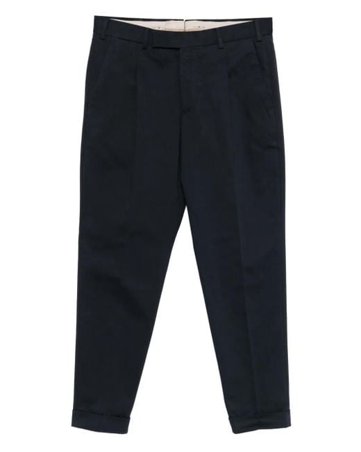 PT Torino Hose mit Bundfalten in Blue für Herren