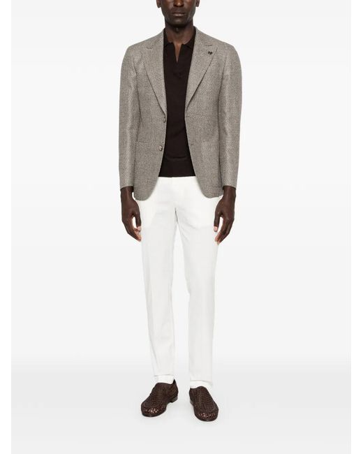 Gabriele Pasini Gray Buttoned Blazer for men