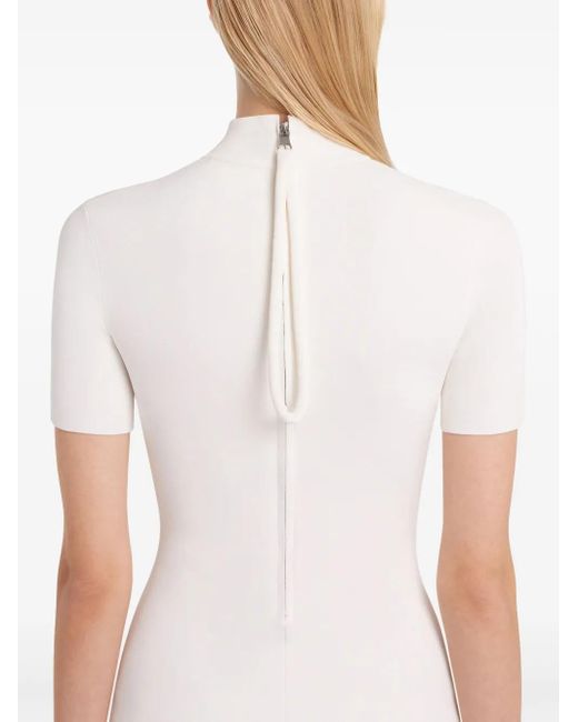 Courreges White Scuba Mini Dress