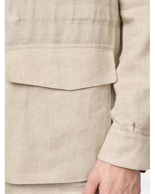 Tod's Natural Multiple-Pocket Field Jacket for men