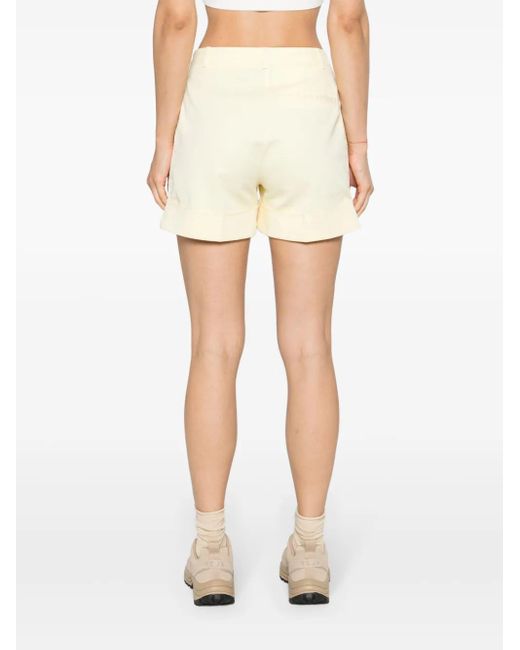Boss Natural Pleated Twill Shorts