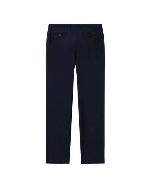 Fortela Blue Single-Breasted Satin-Trim Suit for men