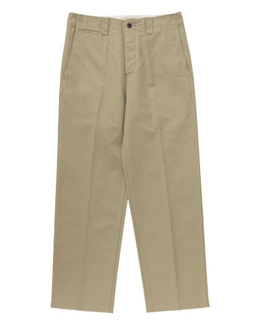Visvim Natural Wide Chino Pants for men