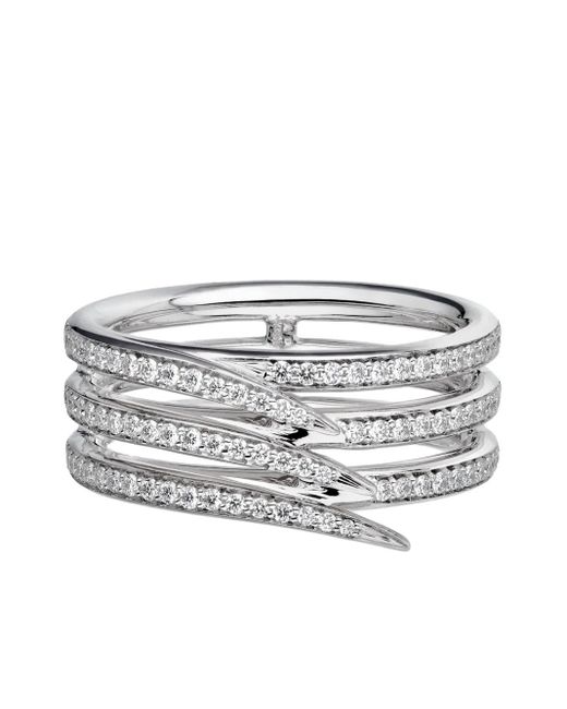 Shaun Leane White 18K And Palladium Armis Diamond Ring