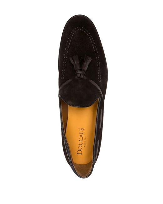 Doucal's Black Thor Loafers for men