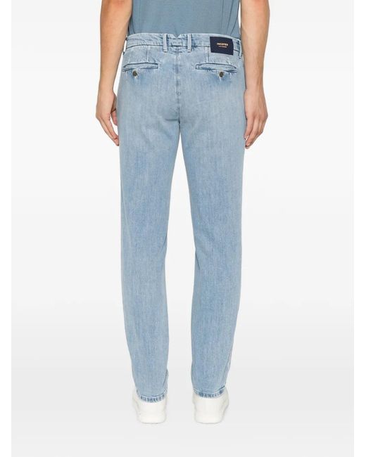 Incotex Blue Faded-Effect Jeans for men