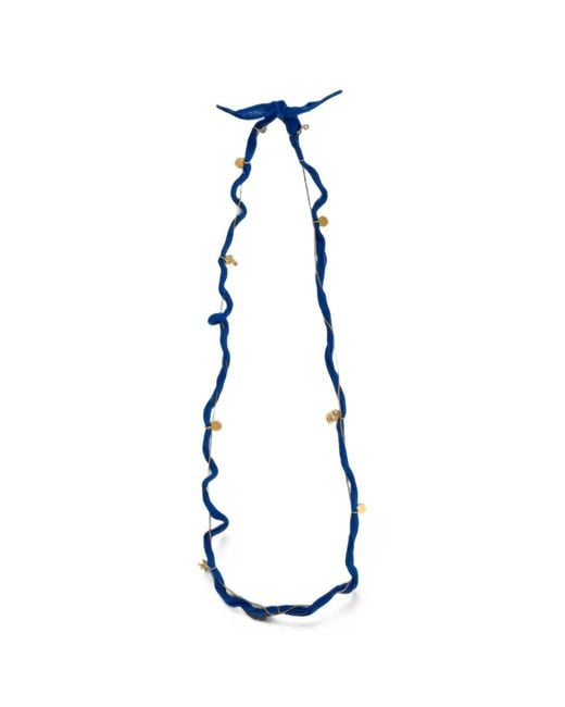 Jil Sander Blue Multi-Layer Necklace for men