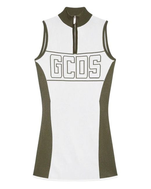 Robe Courte À Logo Imprimé Gcds en coloris Gray