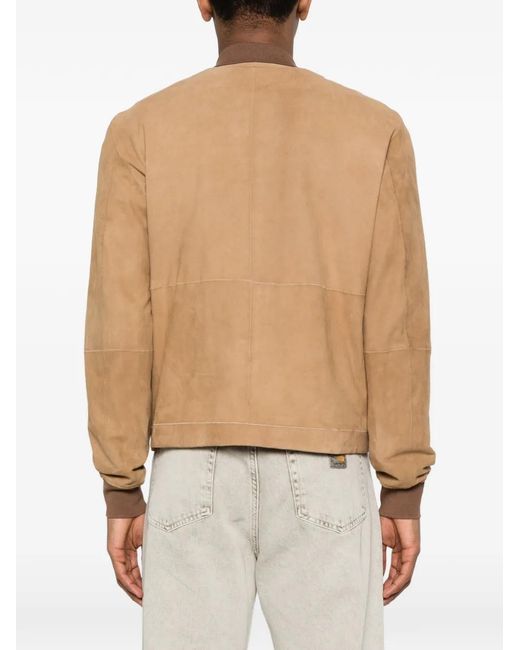 Chaqueta Con Botones Corneliani de hombre de color Natural