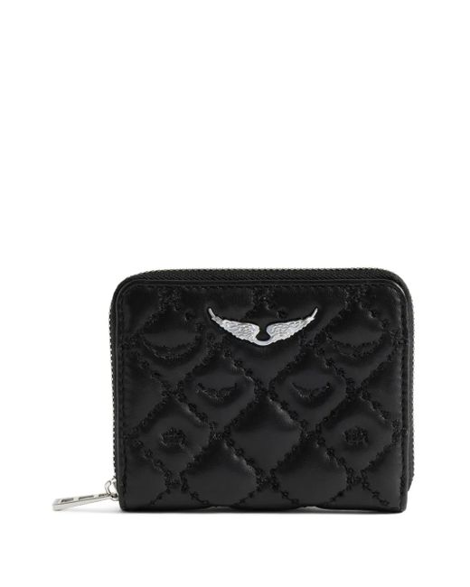 Portafoglio Con Zip di Zadig & Voltaire in Black