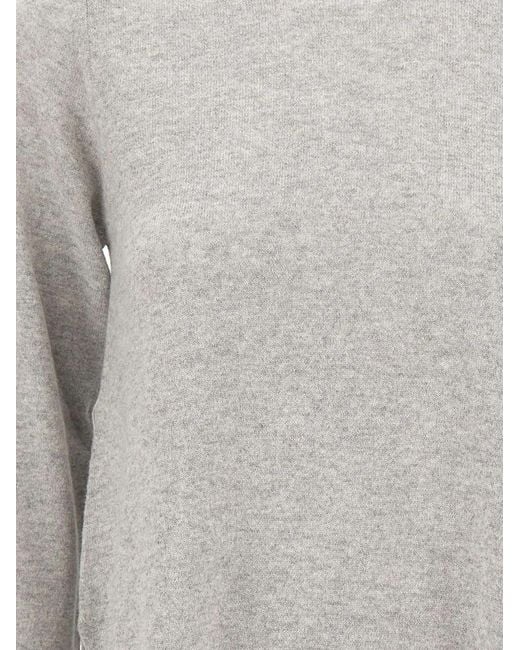 Kangra Gray Side-Slit Sweater