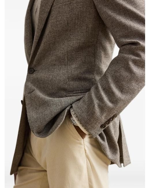 Ralph Lauren Gray Blazer À Simple Boutonnage Had for men