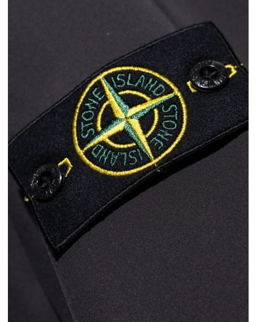 メンズ Stone Island コンパスパッチ ウインドブレーカー Gray