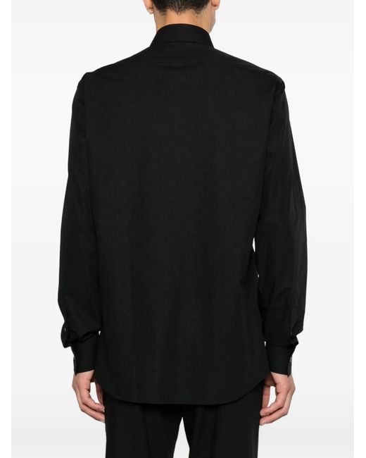 Karl Lagerfeld Black Modern-Fit Shirt for men