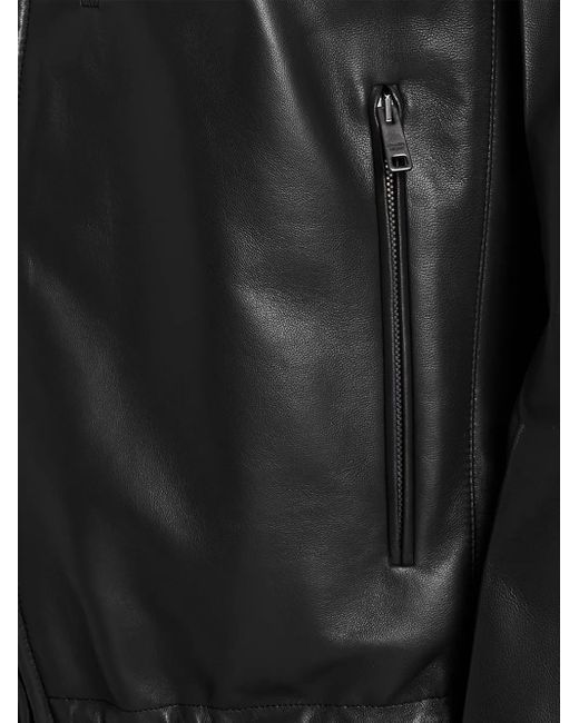 Prada Black Reversible Leather Jacket for men