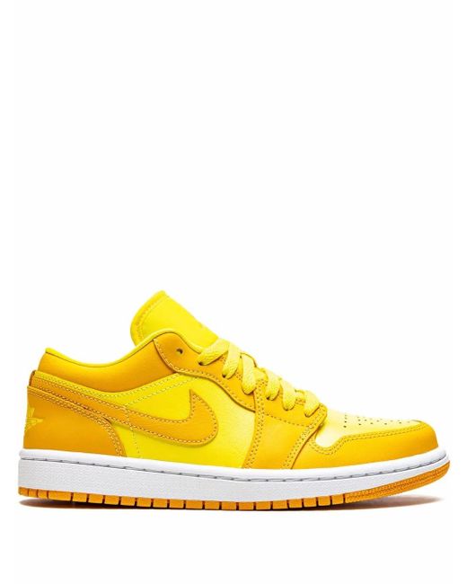 Nike Yellow Air 1 Low Strike" Sneakers