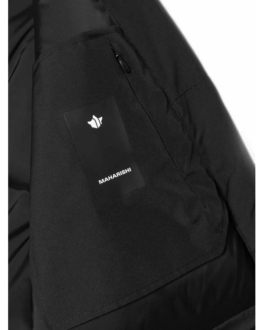 Maharishi Black Hanten Padded Jacket for men