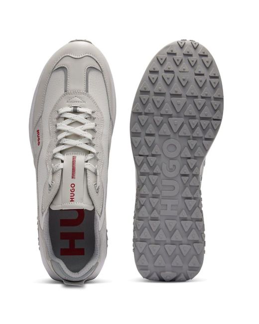 Sneakers con inserti di HUGO in White da Uomo