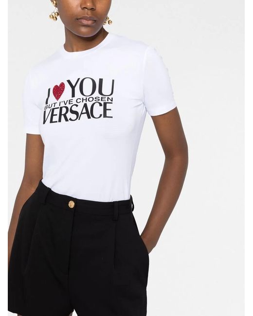 Versace White T-Shirts