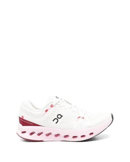 On Shoes White Cloudsurfer 2 Low-Top Sneakers