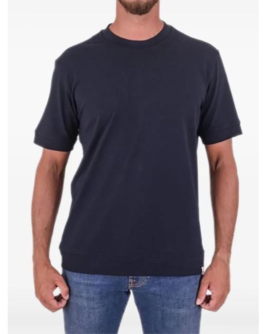 メンズ Paolo Pecora クルーネック Tシャツ Blue