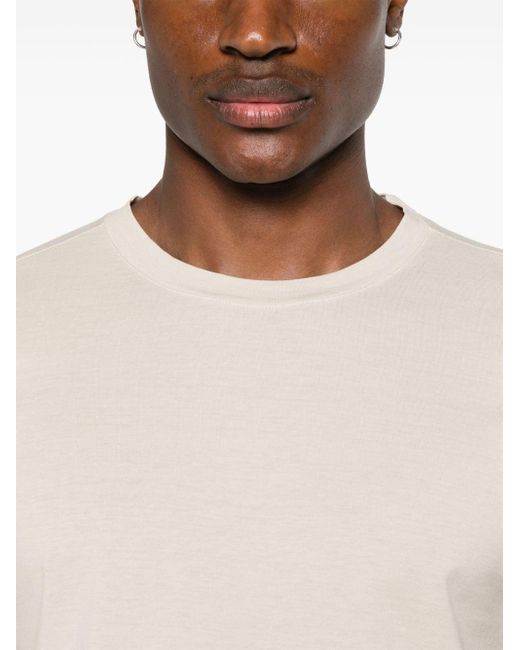 T-shirt en coton à manches courtes Transit pour homme en coloris White