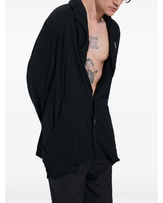 Undercover Black Cotton Jacket for men